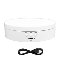 Termékforgató, fehér, kör alakú (13,5 cm)